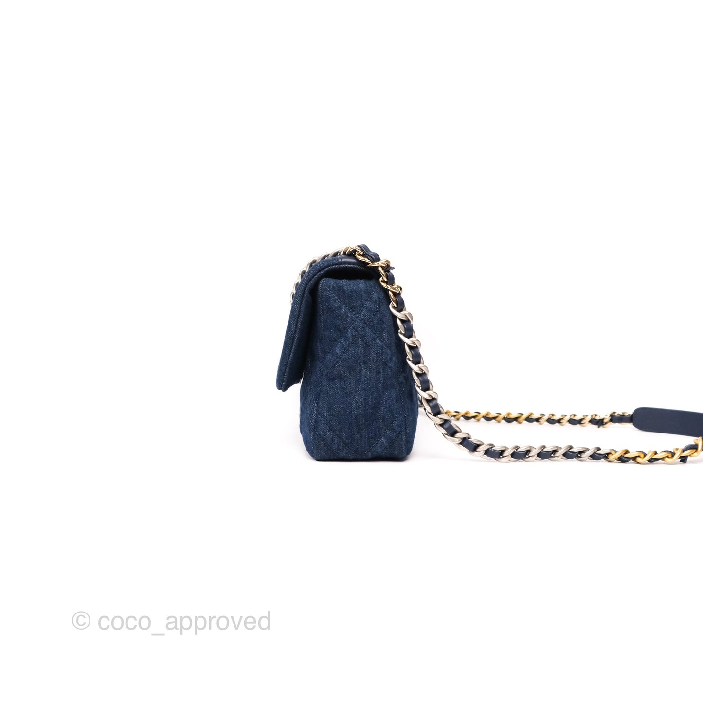Chanel 19 Small Denim Mixed Hardware 22P