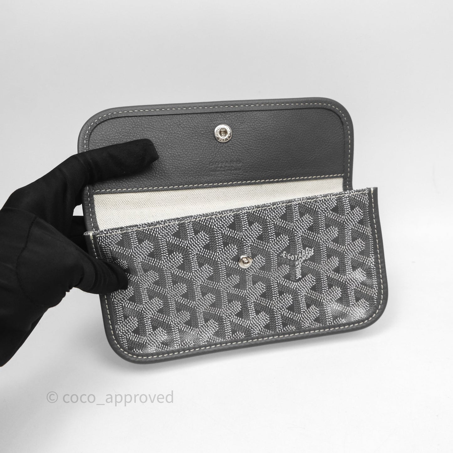 Goyard St Louis Tote PM Grey