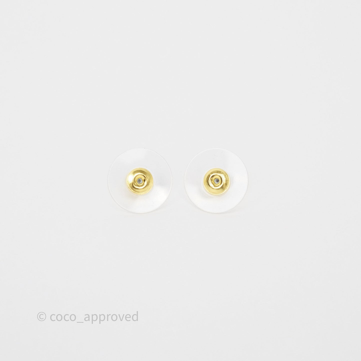 Chanel Braided Drop CC Hoop Earrings 24K