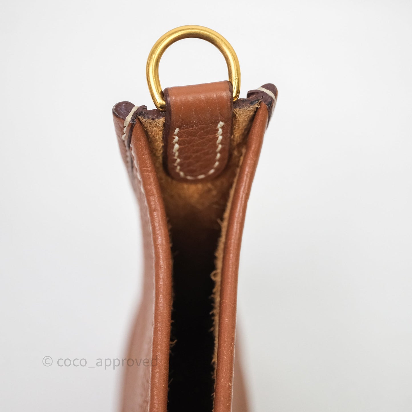 Hermès Mini Evelyne 16 Gold Clemence Gold Hardware