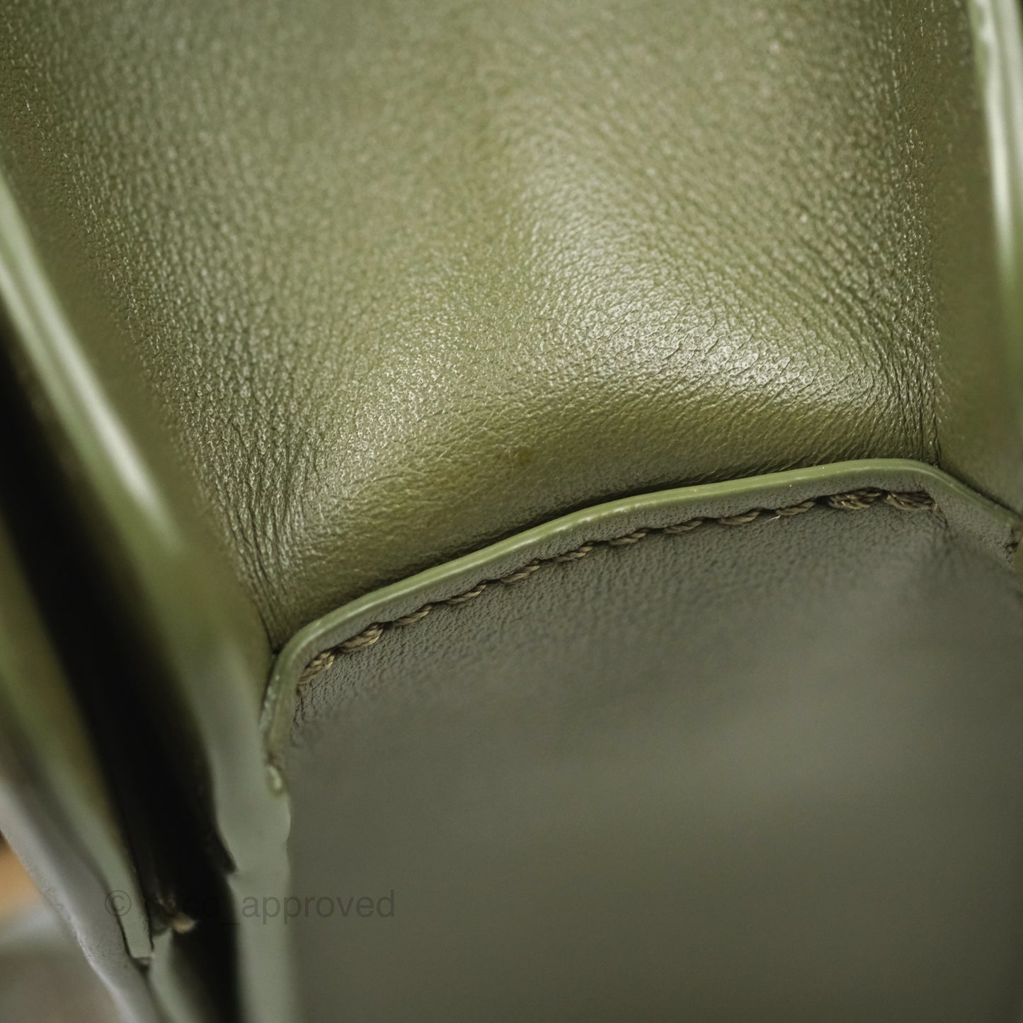 Chanel Small Coco Lady Quilted Flap Bag With Top Handle Olive Green Calfskin Gold Hardware