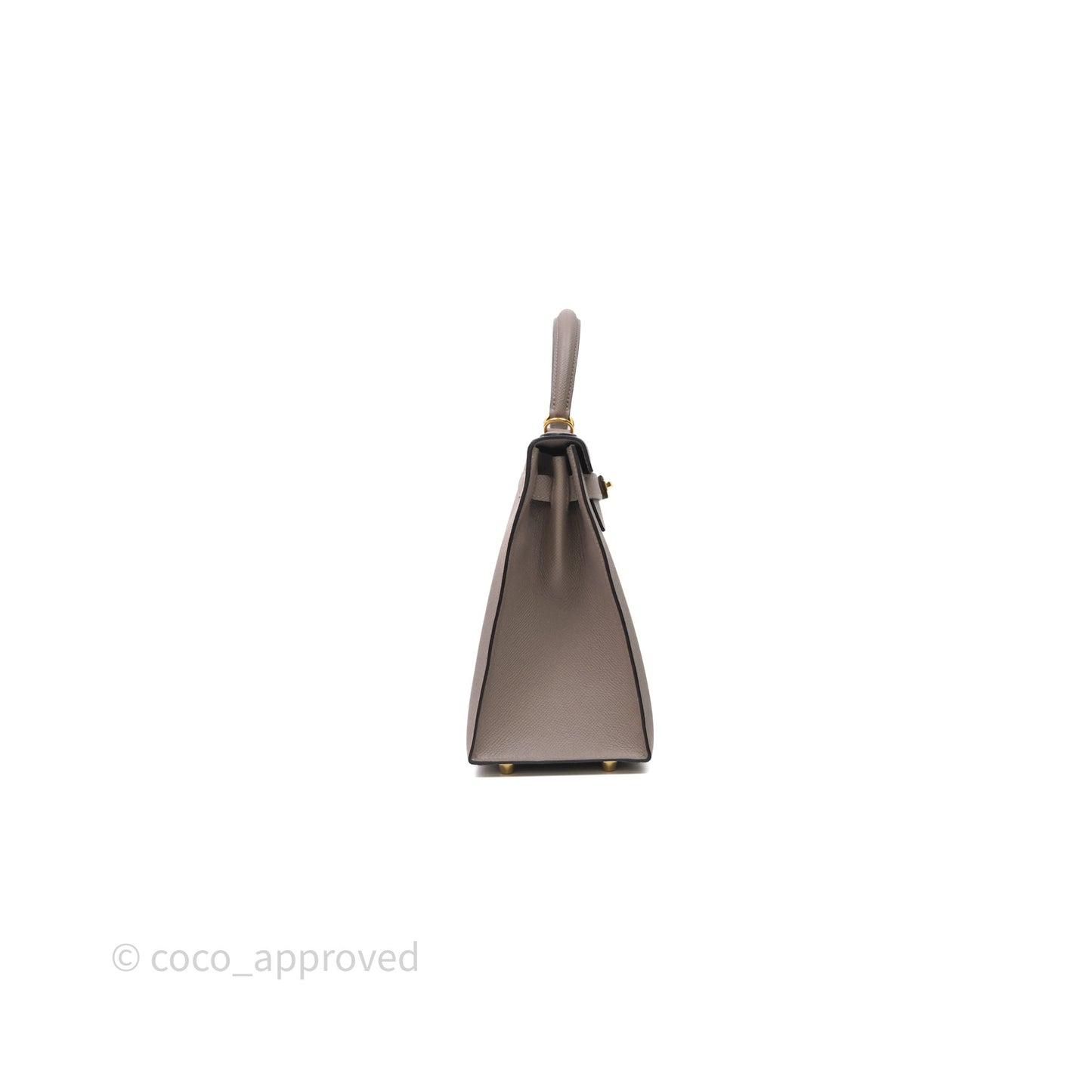 Hermès Kelly 28 Gris Asphalte Epsom Gold Hardware