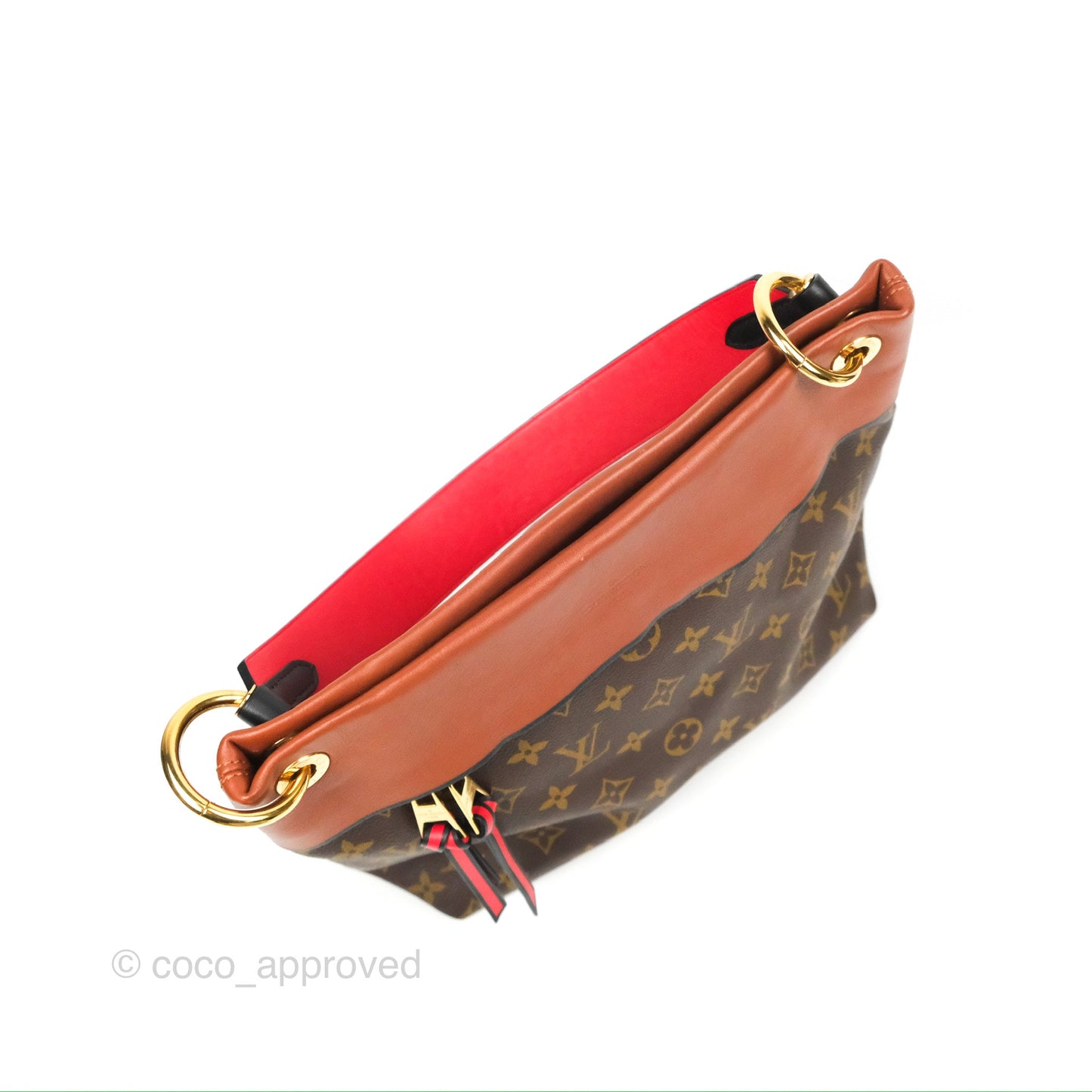Louis Vuitton Tuileries Besace Bag Brown/Red Monogram