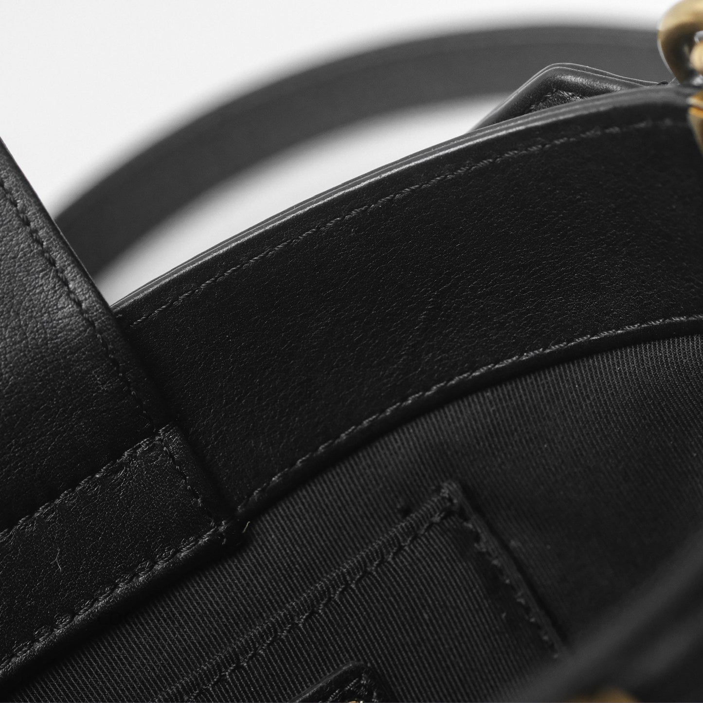 Chanel Quilted Boy Bucket Bag Black Lambskin Aged Gold Hardware