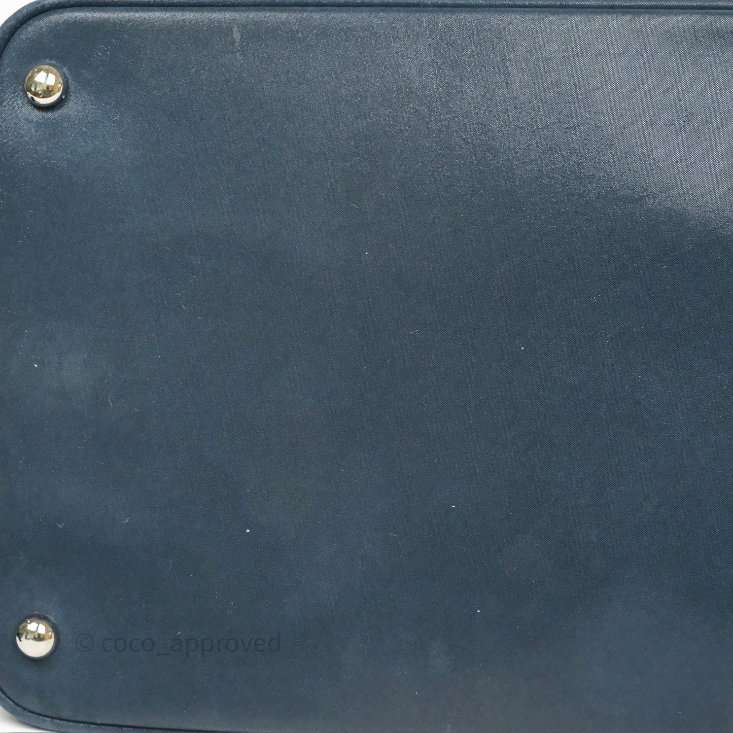 Chanel Small Sea Hit Tote Navy Iridescent Calfskin Silver Hardware