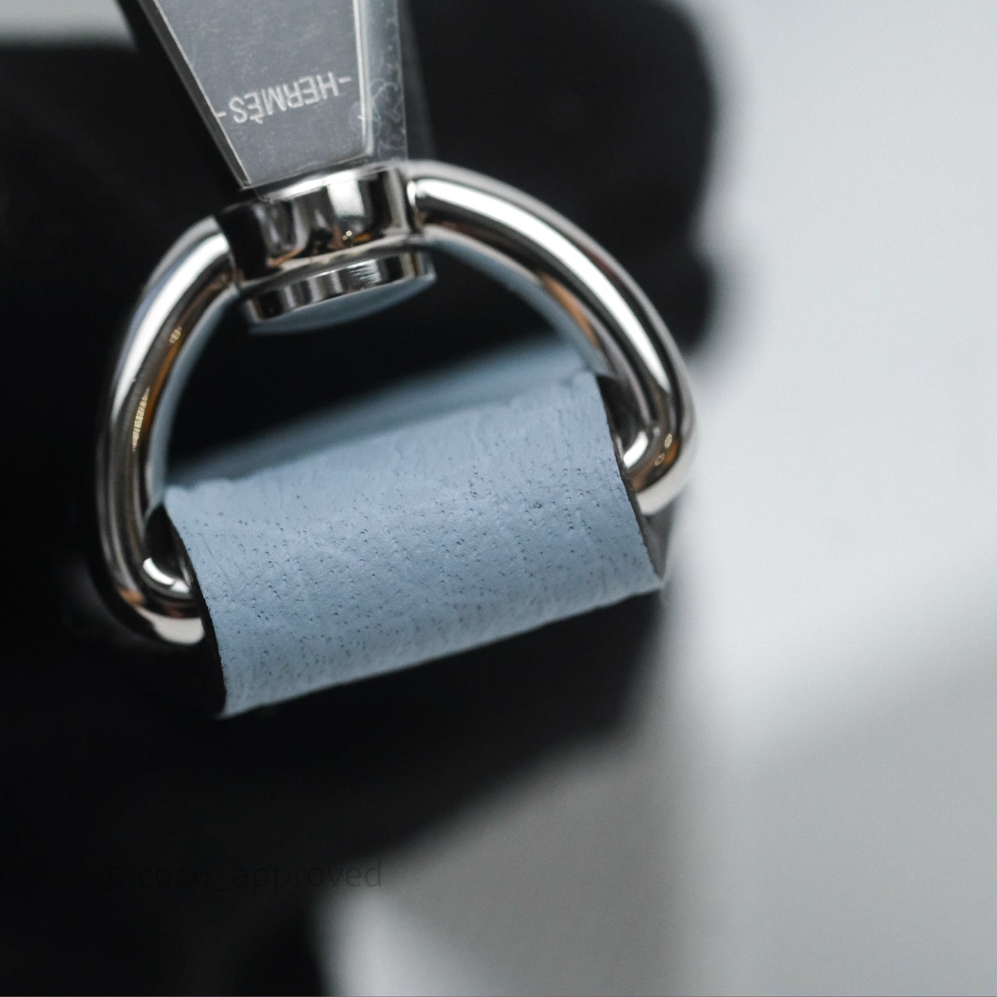 Hermès Mini Evelyne 16 Amazone Bleu Lin Taurillon Clemence Palladium Hardware