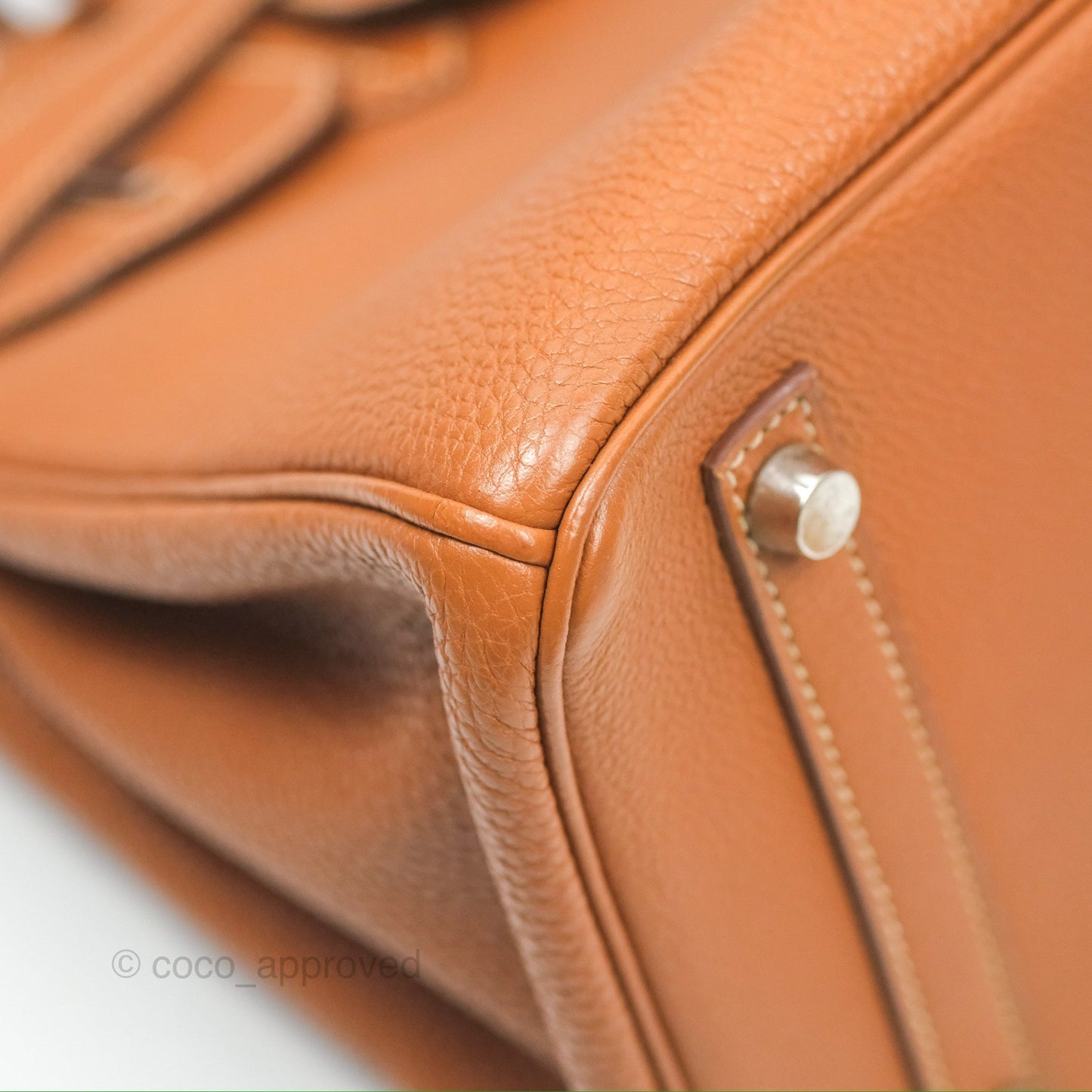 Hermès Birkin 30 Retourne Gold Clemence Palladium Hardware