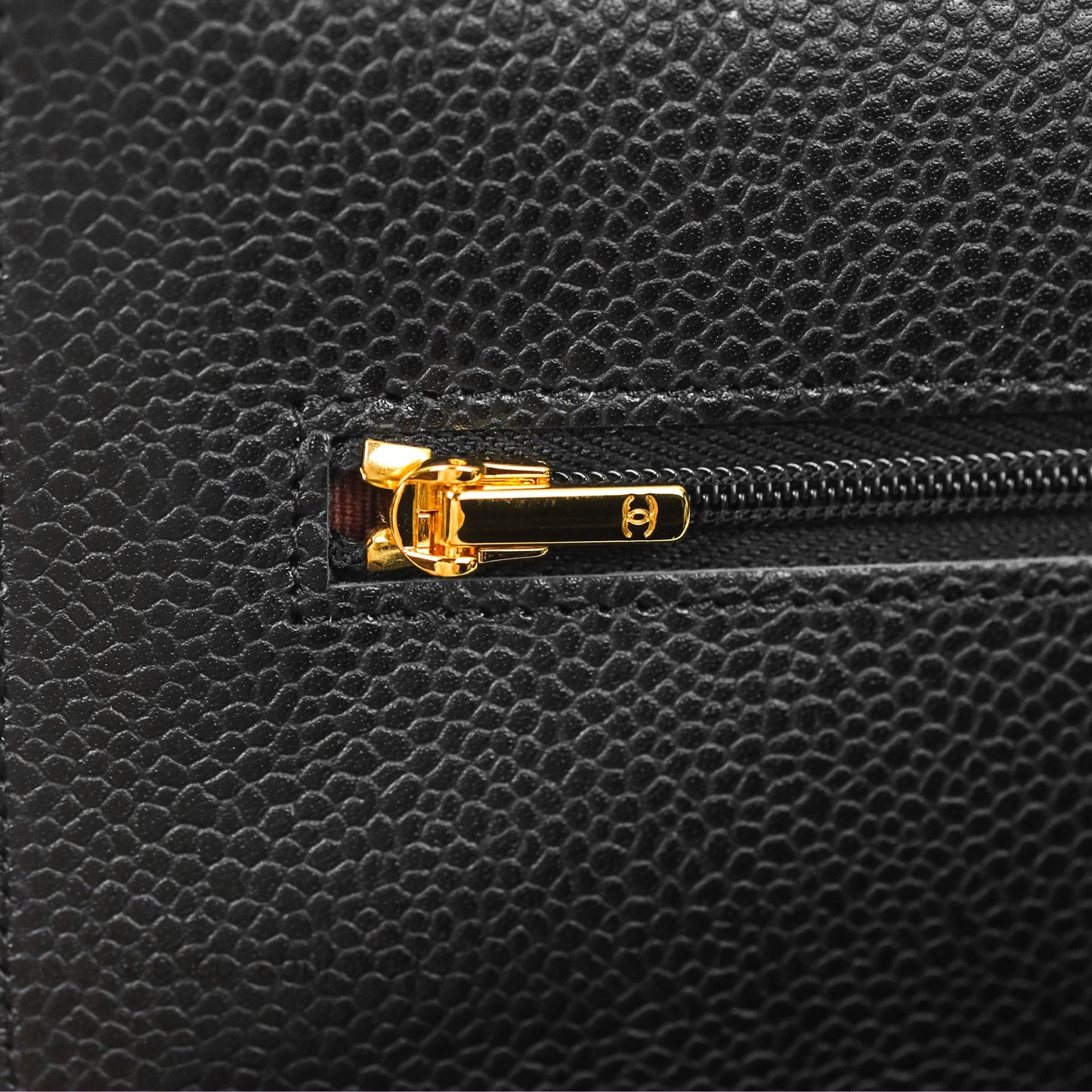Chanel Quilted Classic Wallet On Chain WOC Black Caviar Gold Hardware