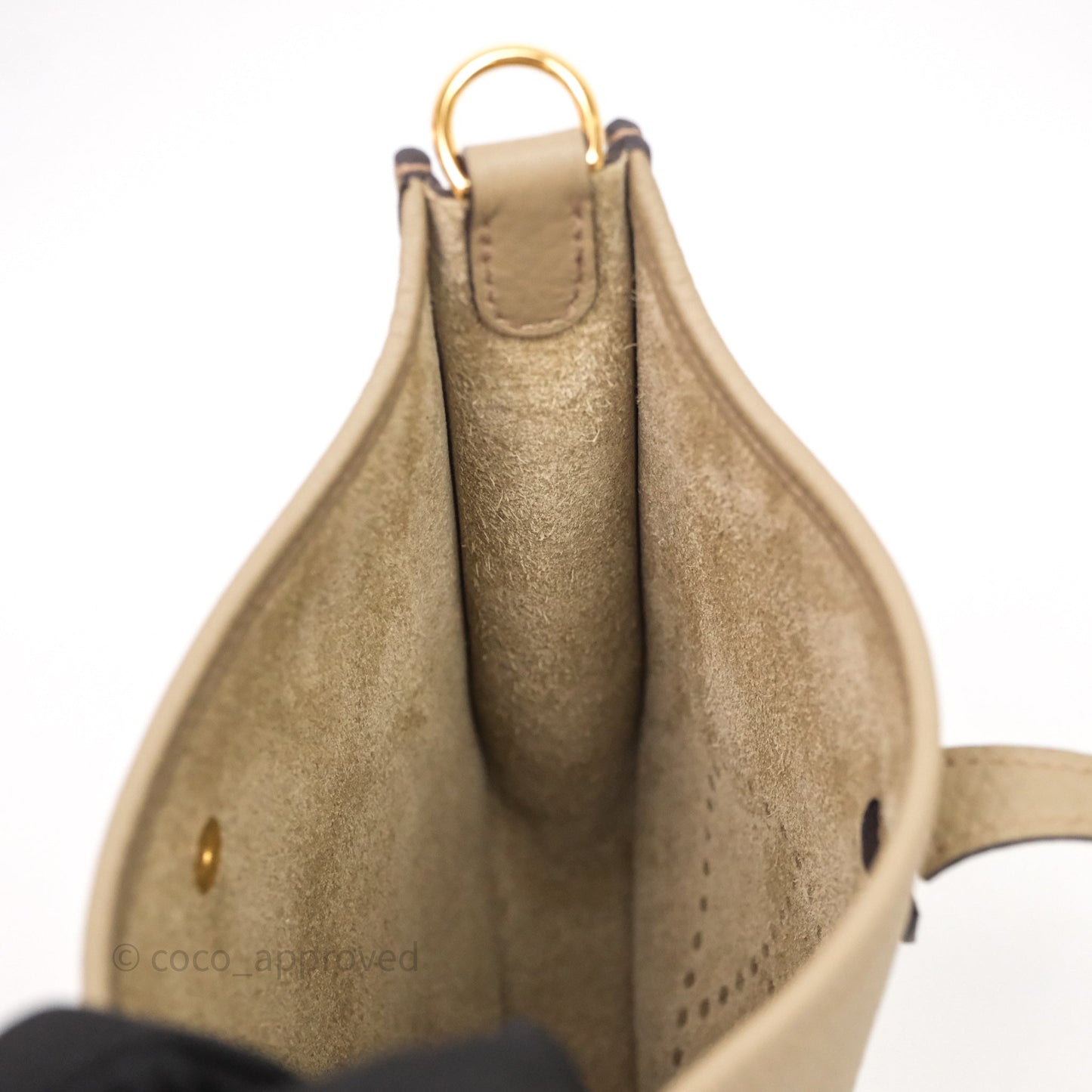 Hermes Mini Evelyne 16 Amazone Beige Marfa 8Q Gold Hardware