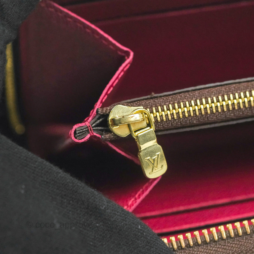 Louis Vuitton Clémence Wallet Monogram Canvas Fuchsia
