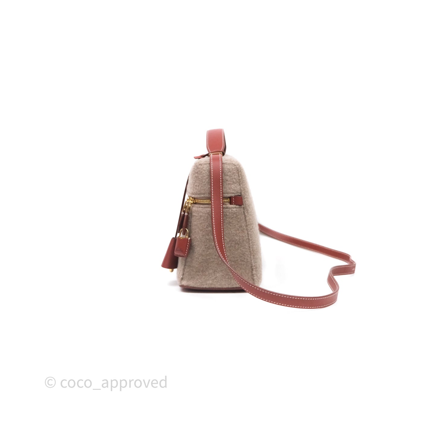 Loro Piana Extra Bag L27 Natural Brown/Deep Kummel Cashmere