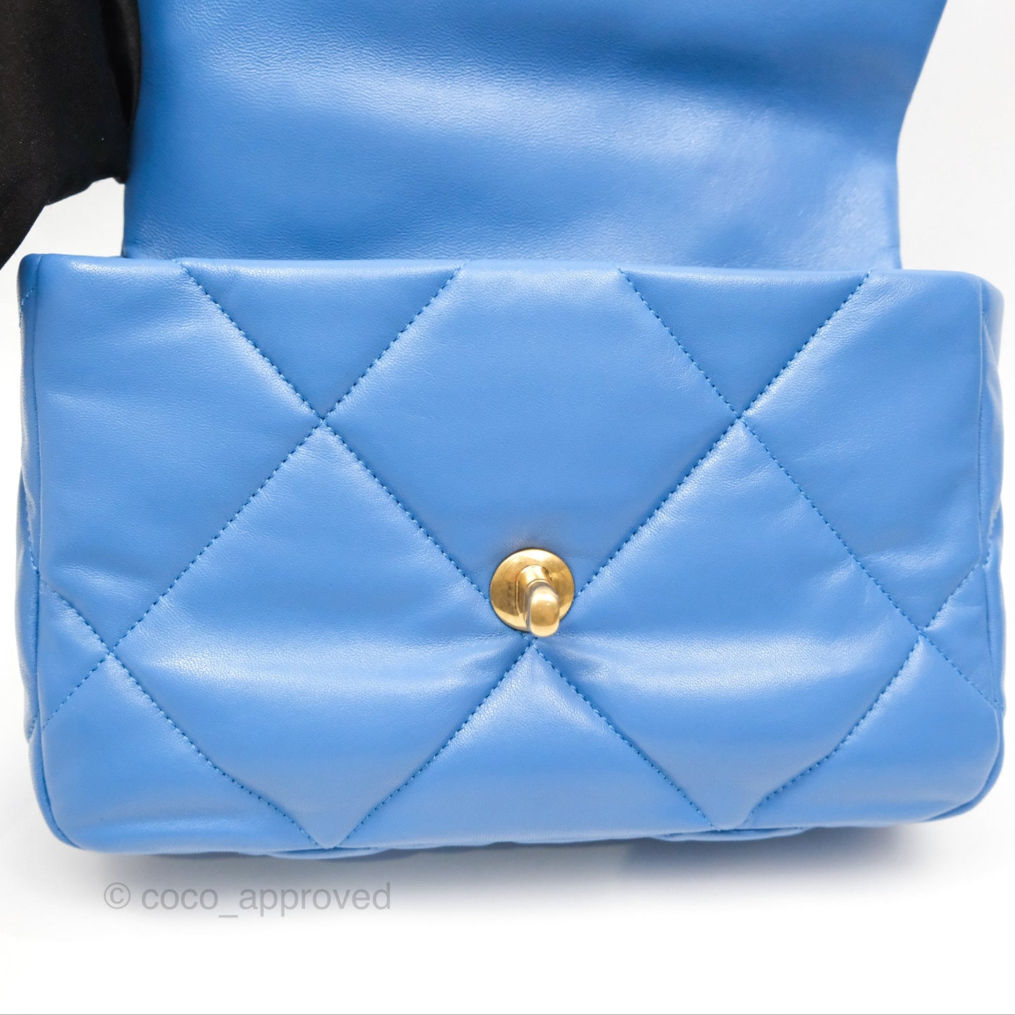 Chanel 19 Small Blue Mixed Hardware