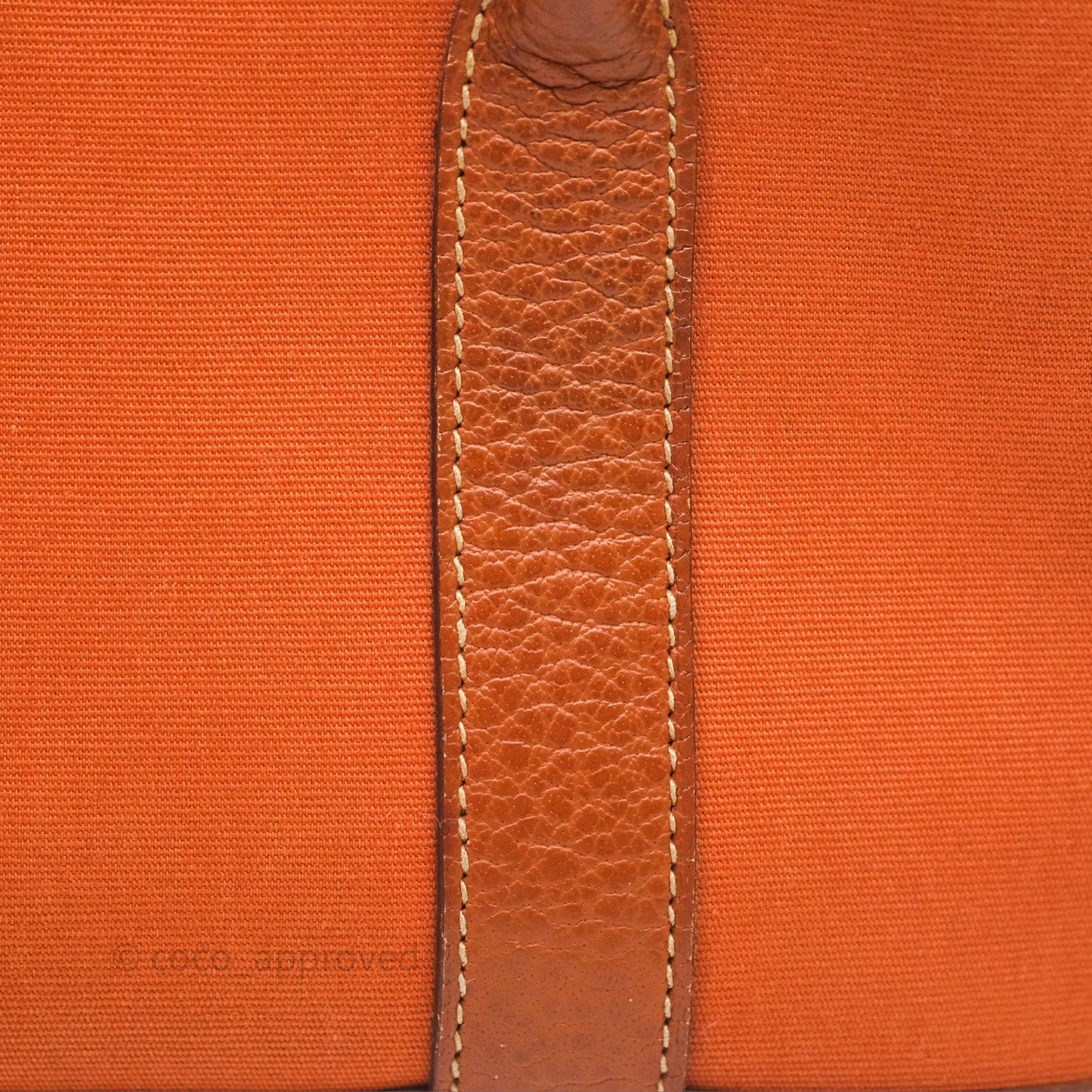 Hermès Mini Garden Party 23 Terre Battue/Cuivre Canvas
