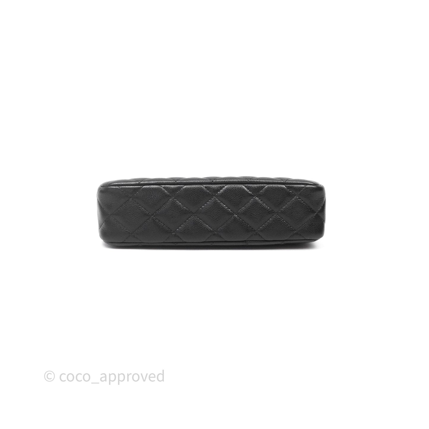 Chanel Clutch on Chain Black Caviar Gold Hardware
