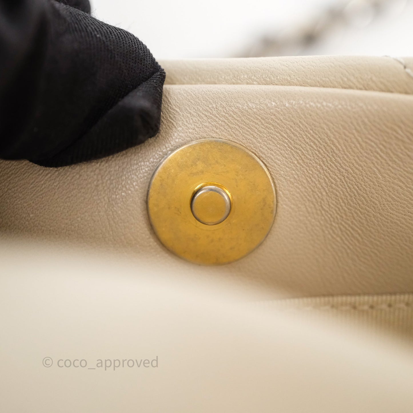 Chanel 19 Small Ivory Mixed Hardware