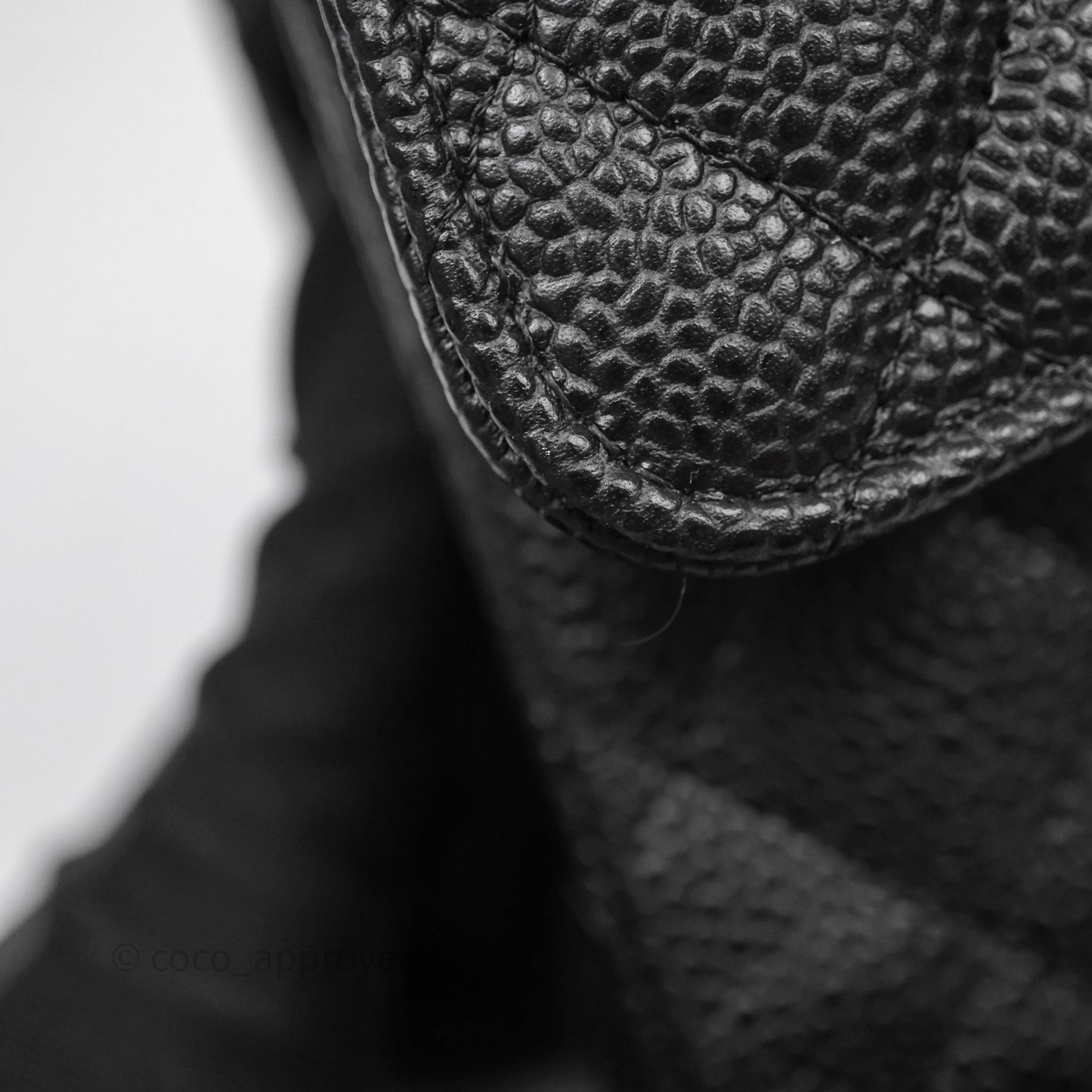 Chanel Small Classic Flap Quilted Black Caviar Gold Hardware