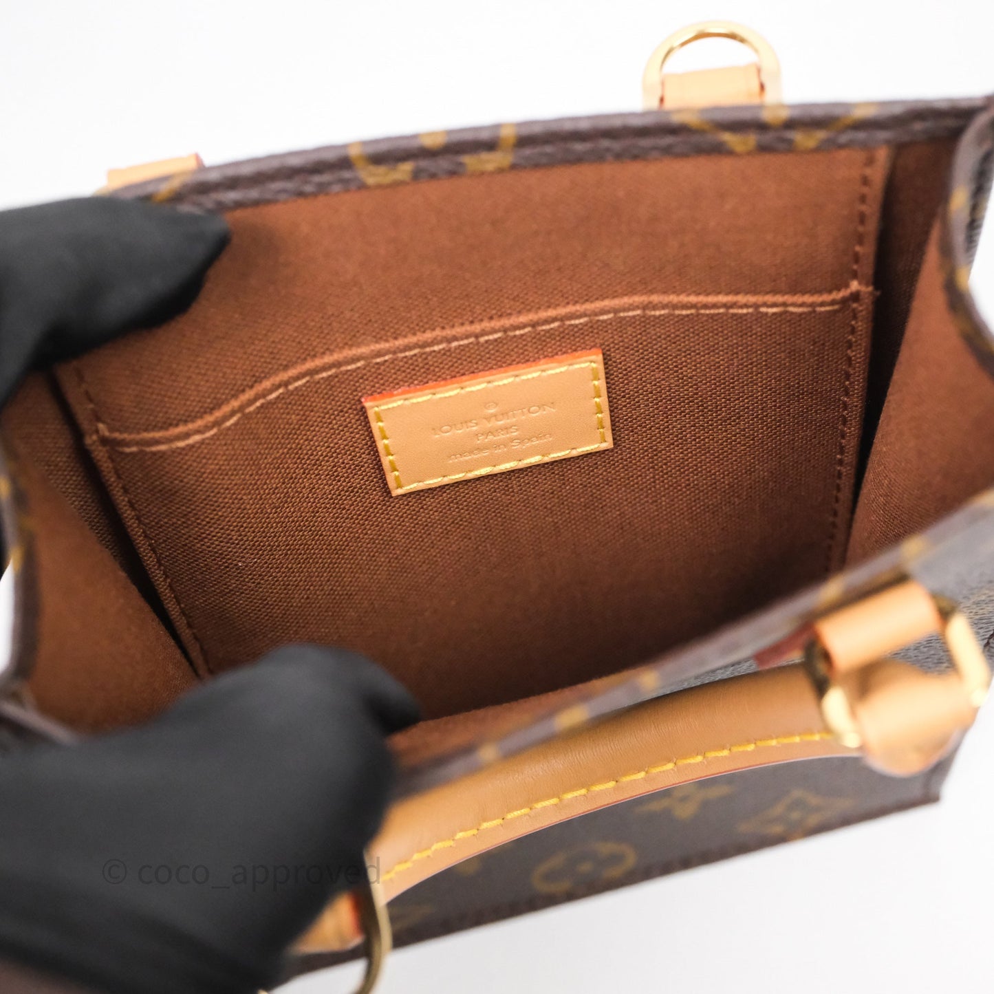 Louis Vuitton Petit Sac Plat Bag Monogram Canvas