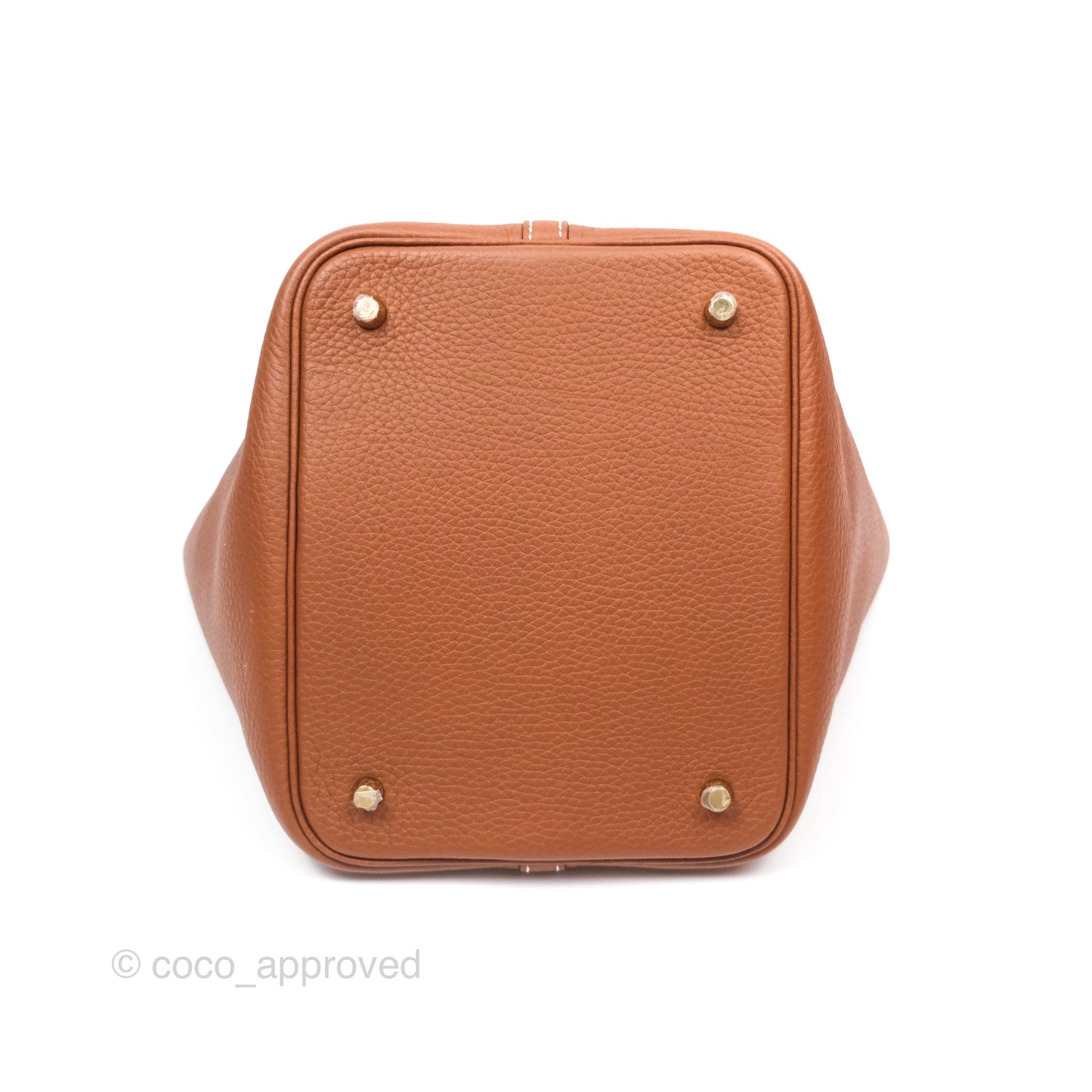 Hermès Picotin Lock 22 Gold 37 Clemence Gold Hardware