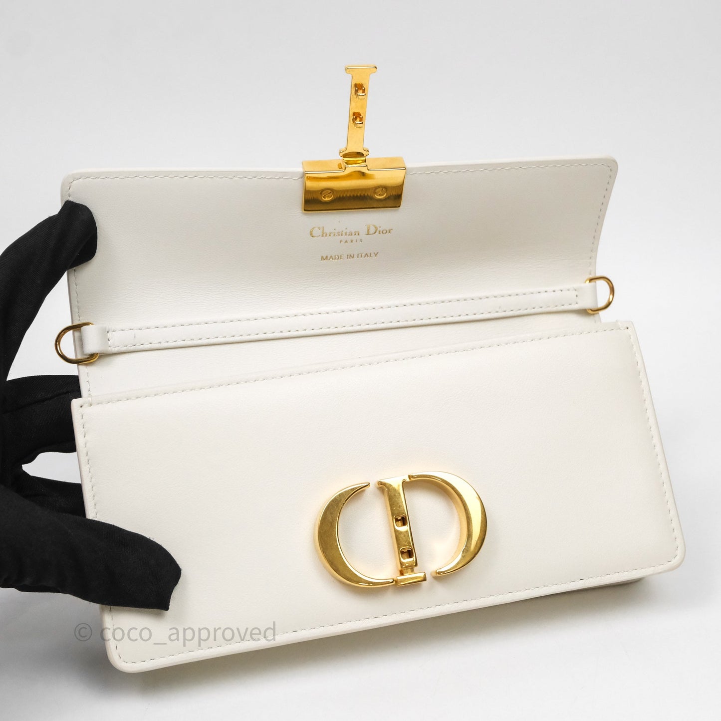 Christian Dior Miss Montaigne Mini Bag Latte Smooth Calfskin