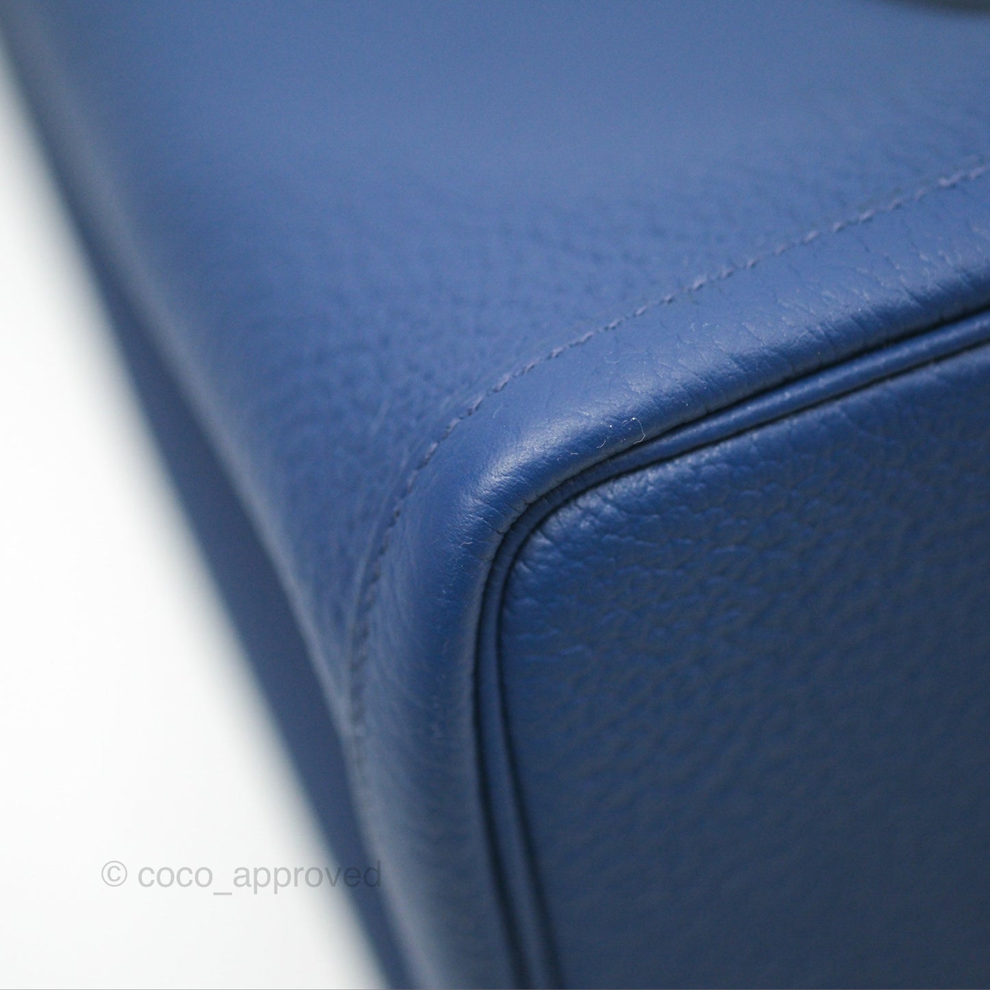 Hermès Garden Pouch 36 Bleu Saphir/ Bordeaux/ Bleu Marine