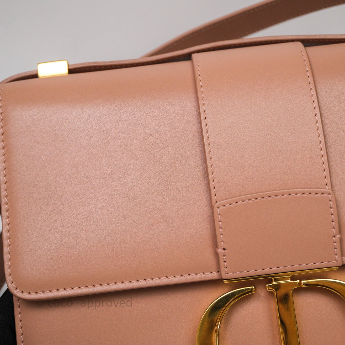 Christian Dior Small 30 Montaigne Bag Pink Calfskin Gold Hardware