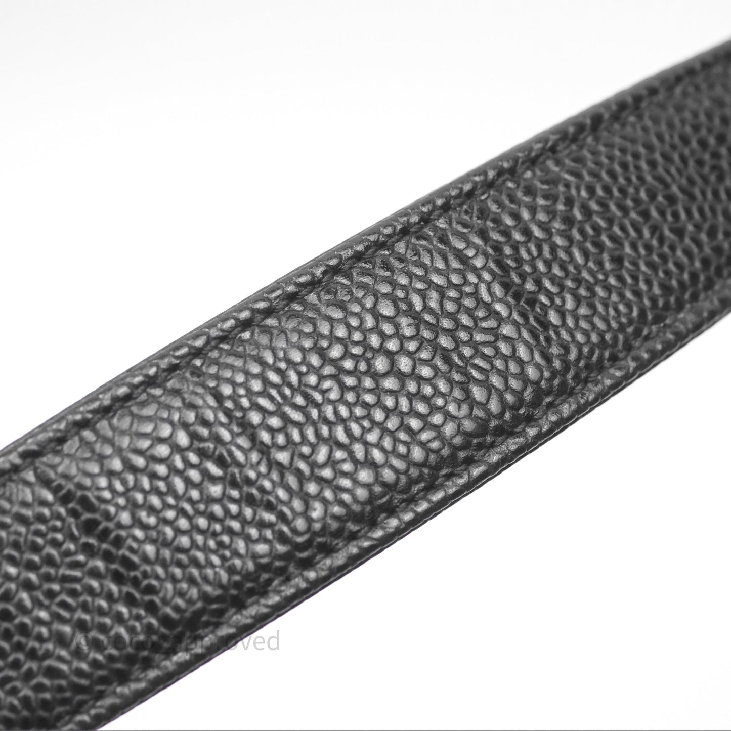 Chanel GST Black Caviar Silver Hardware