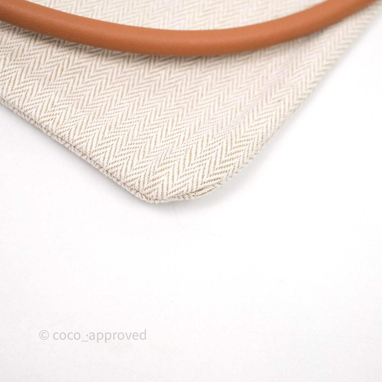 Hermès Aline Canvas Tote Bag