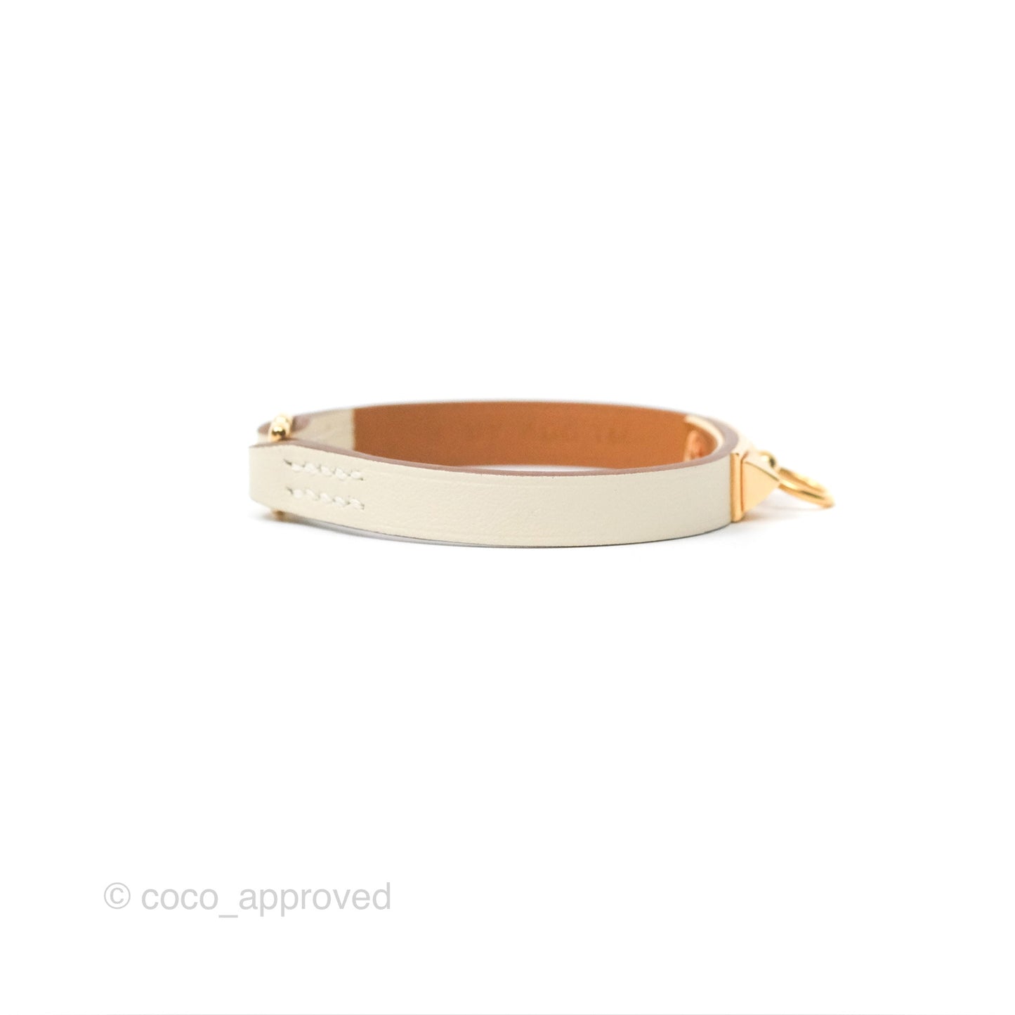 Hermès Rivale Mini Bracelet Nata Swift Rose Gold Hardware