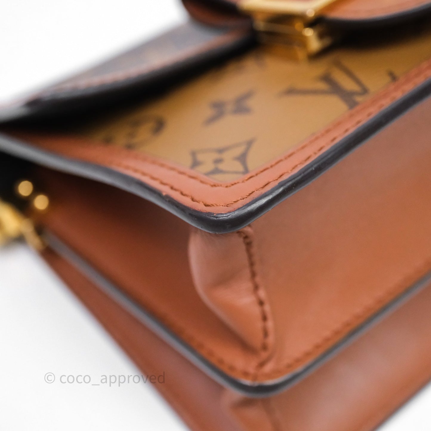 Louis Vuitton Mini Dauphine Monogram Tan Calfskin