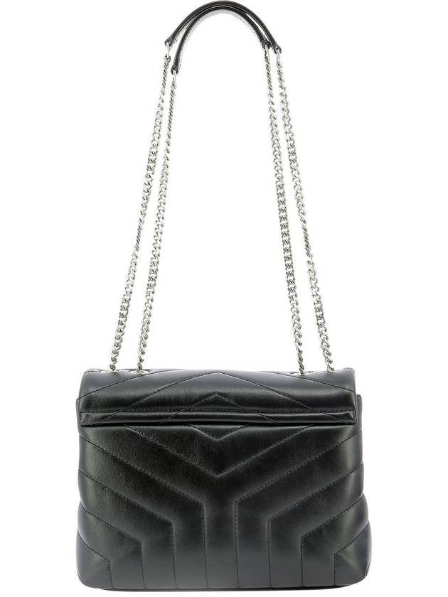 Luxury Saint Laurent Matelasse Lulu Quilted Small Shoulder Bag Black