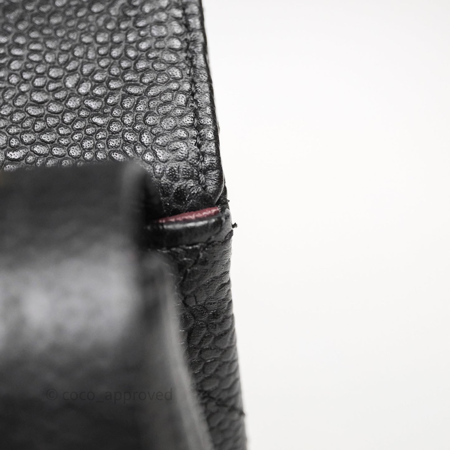 Chanel Classic Medium Flap Quilted Black Caviar Gold Hardware