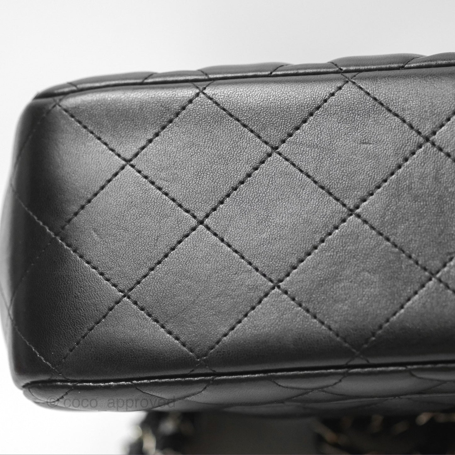 Chanel Jumbo Double Flap Black Lambskin Silver Hardware⁣⁣