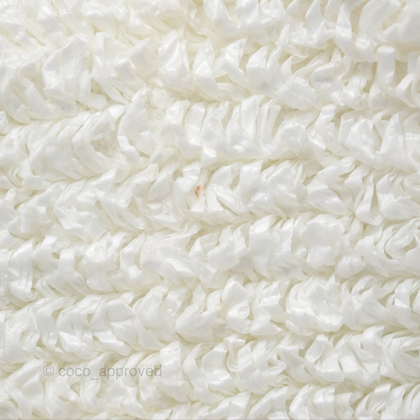 Bottega Veneta The Mini Pouch Boucle Raffia White