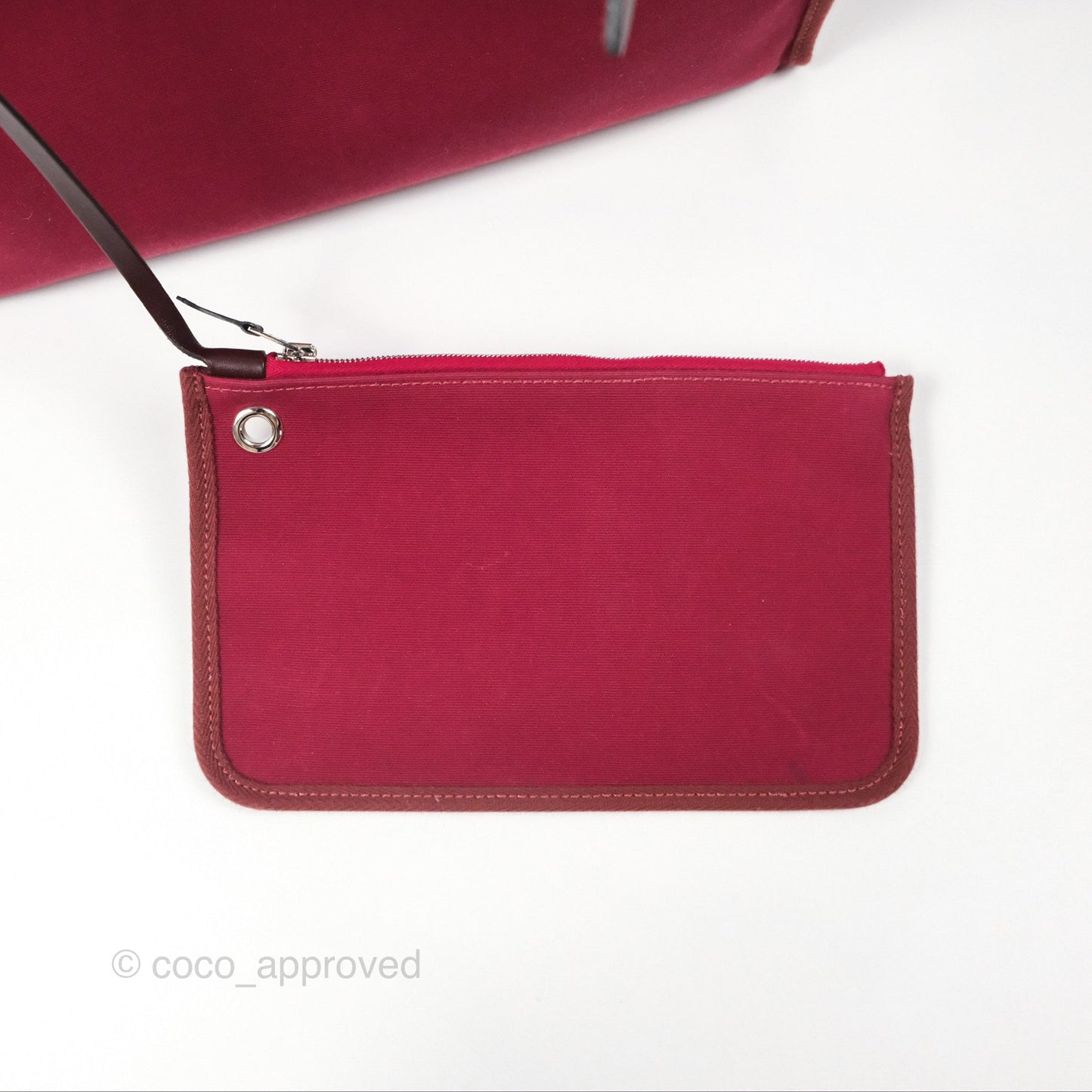 Hermès Herbag Zip 31 Retourne Rose Bubblegum L4/ Rubis B5 Canvas Palladium Hardware