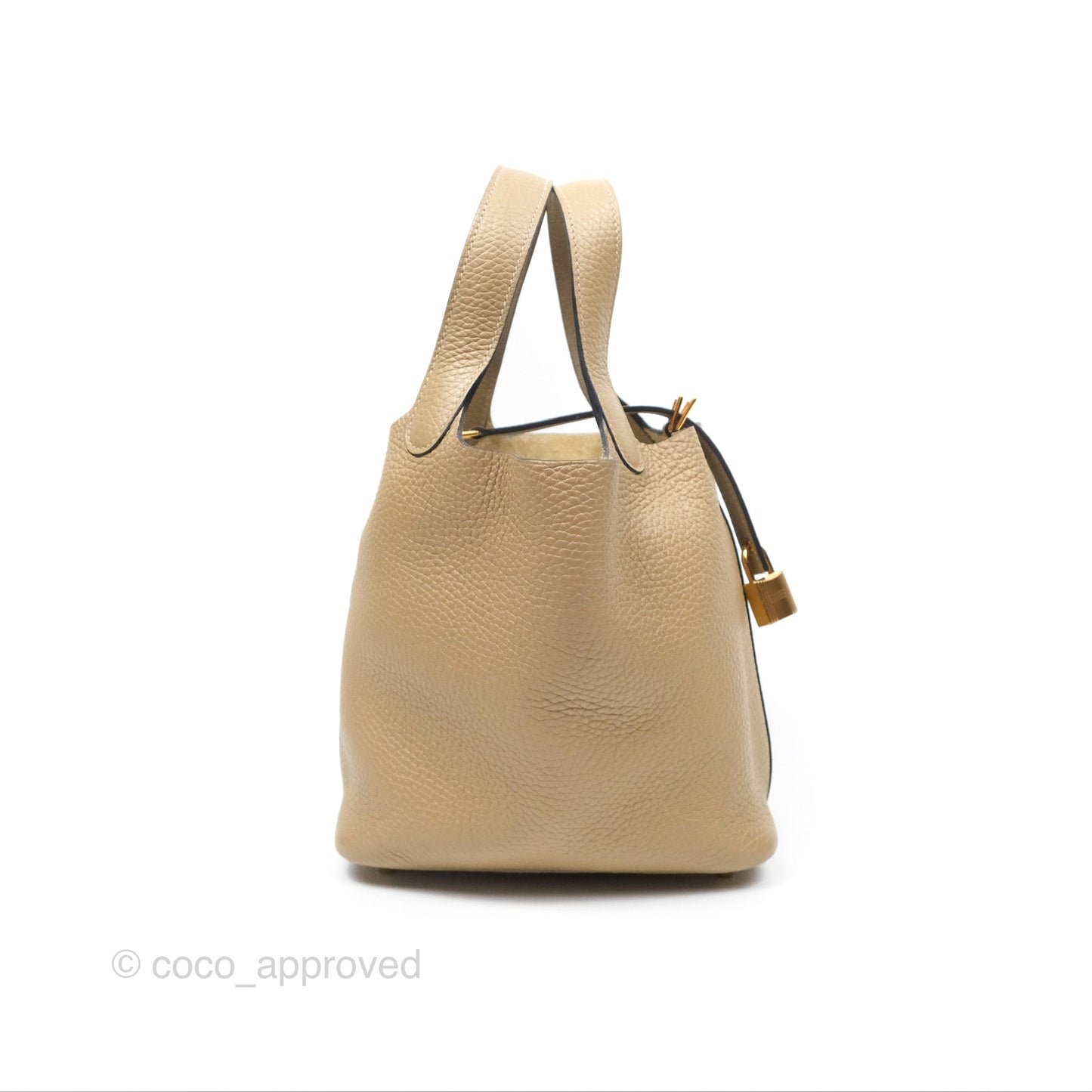Hermès Picotin Lock 18 Trench Taurillon Clemence Gold Hardware