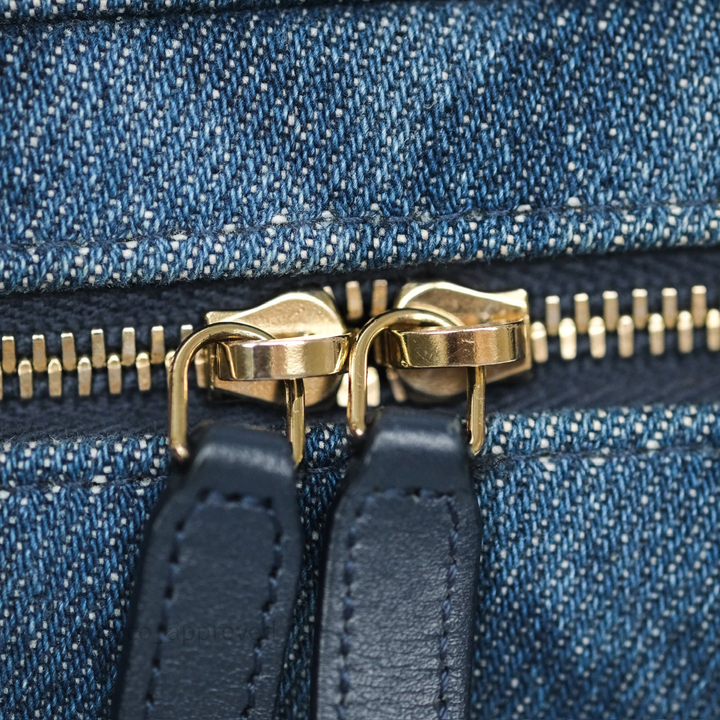 Chanel Camera Bag Quilted Denim Gold Hardware