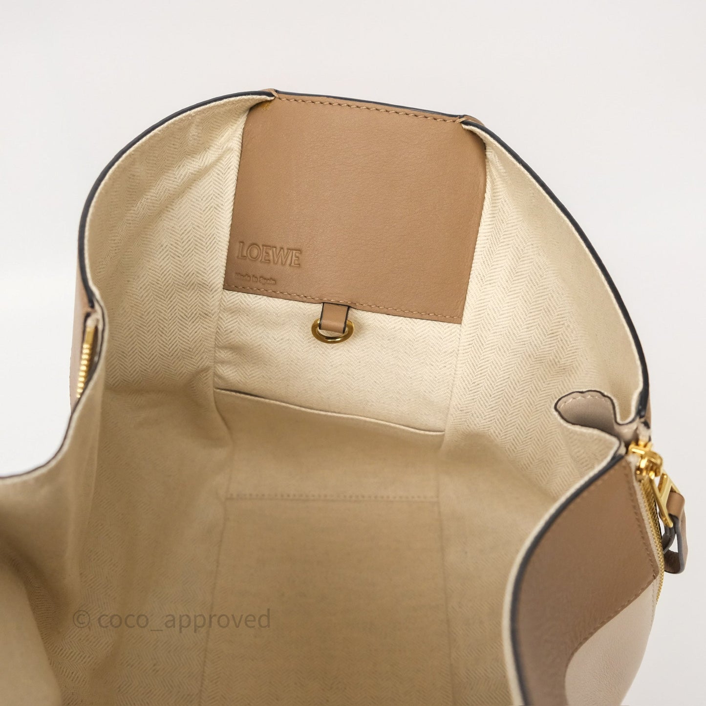 Loewe Small Hammock Shoulder Bag Tan Taupe