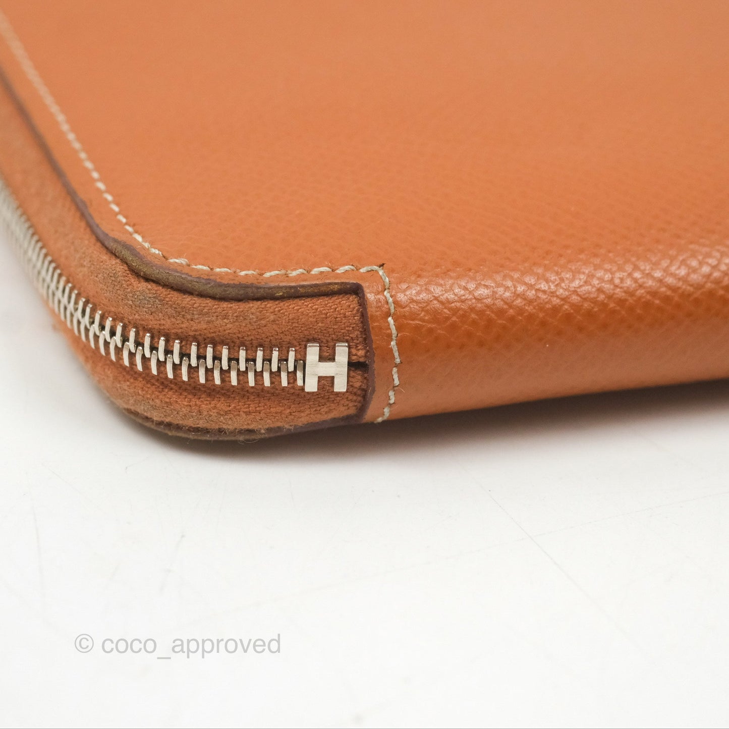 Hermès Silk In Classique Long Wallet Gold Epsom