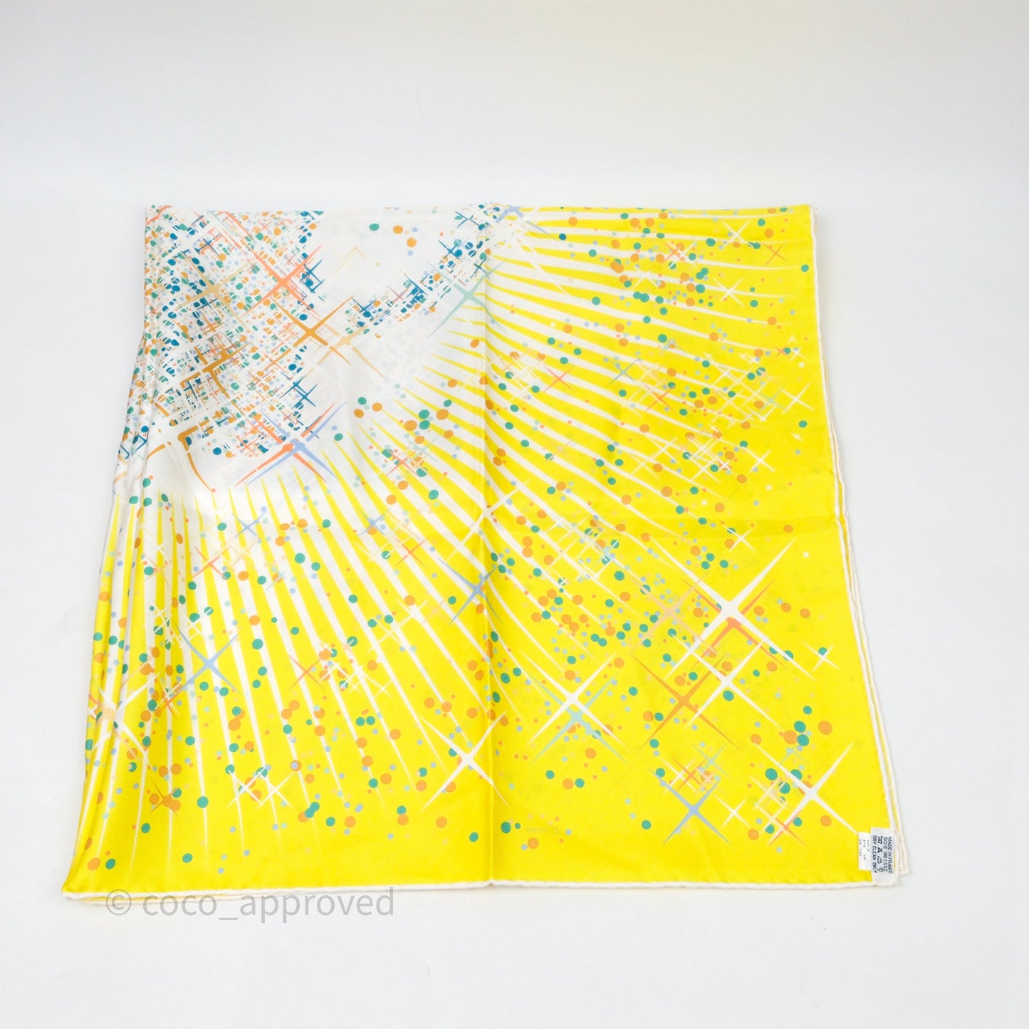 Hermes Magic Kelly Scarf Yellow 90