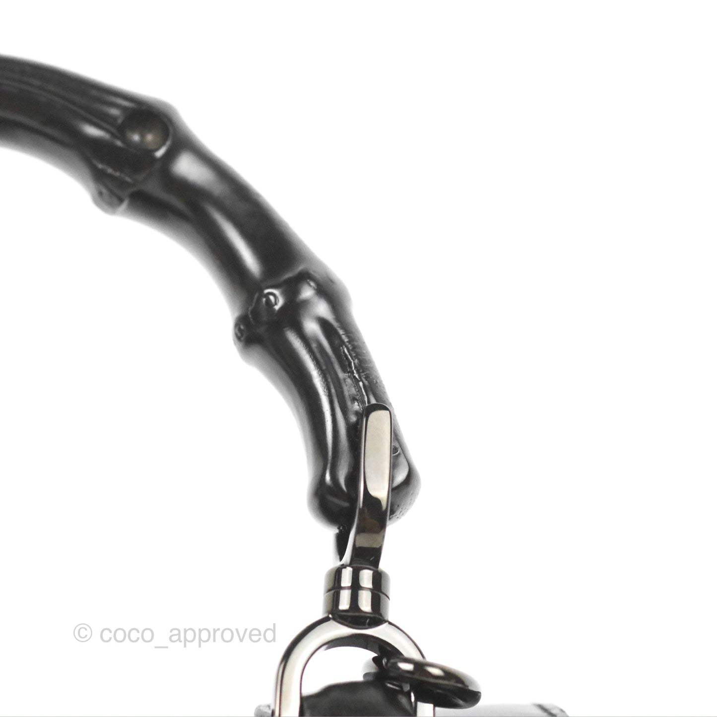 Gucci Bamboo 1947 Mini Top Handle Bag Black