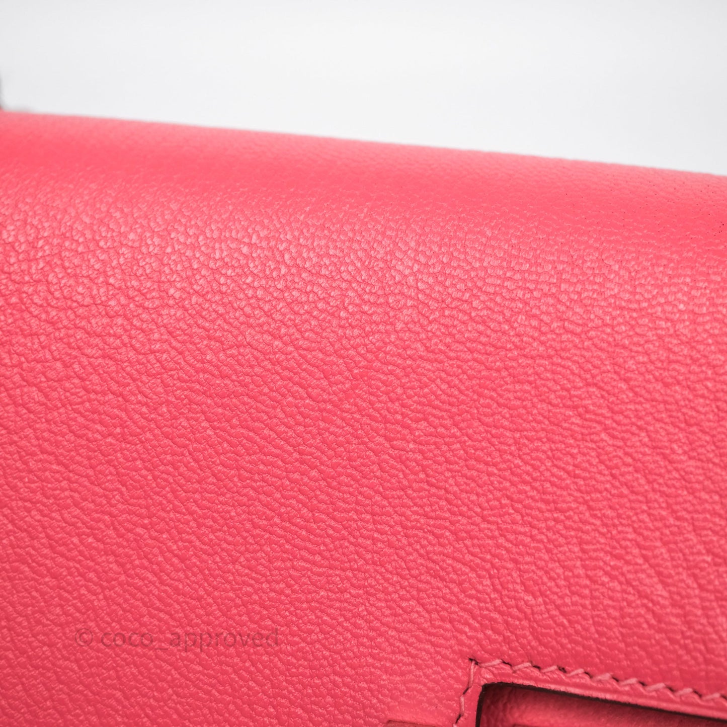 Hermès Mini Verrou Chaine Bag Rose Lipstick U5 Chevre Mysore Palladium Hardware
