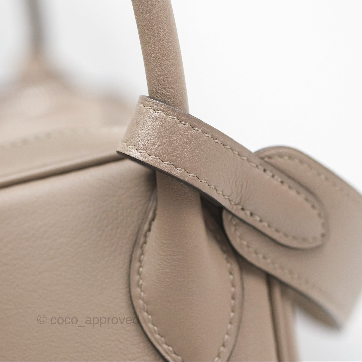 Hermès Lindy 30 Gris Asphalte M8/ Blue Indigo 76 Swift Palladium Hardware