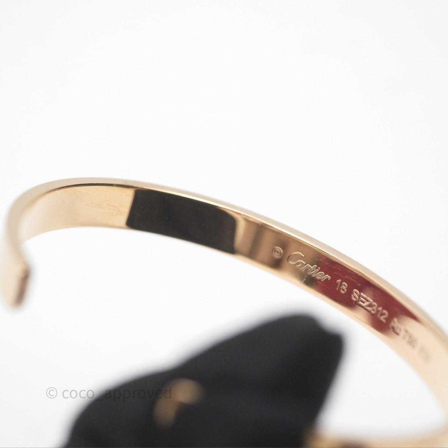 Cartier Love Bracelet Open Classic Model Rose Gold