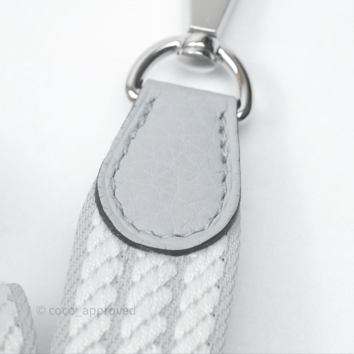 Hermès Mini Evelyne 16 Glacier 8U Clemence Palladium Hardware