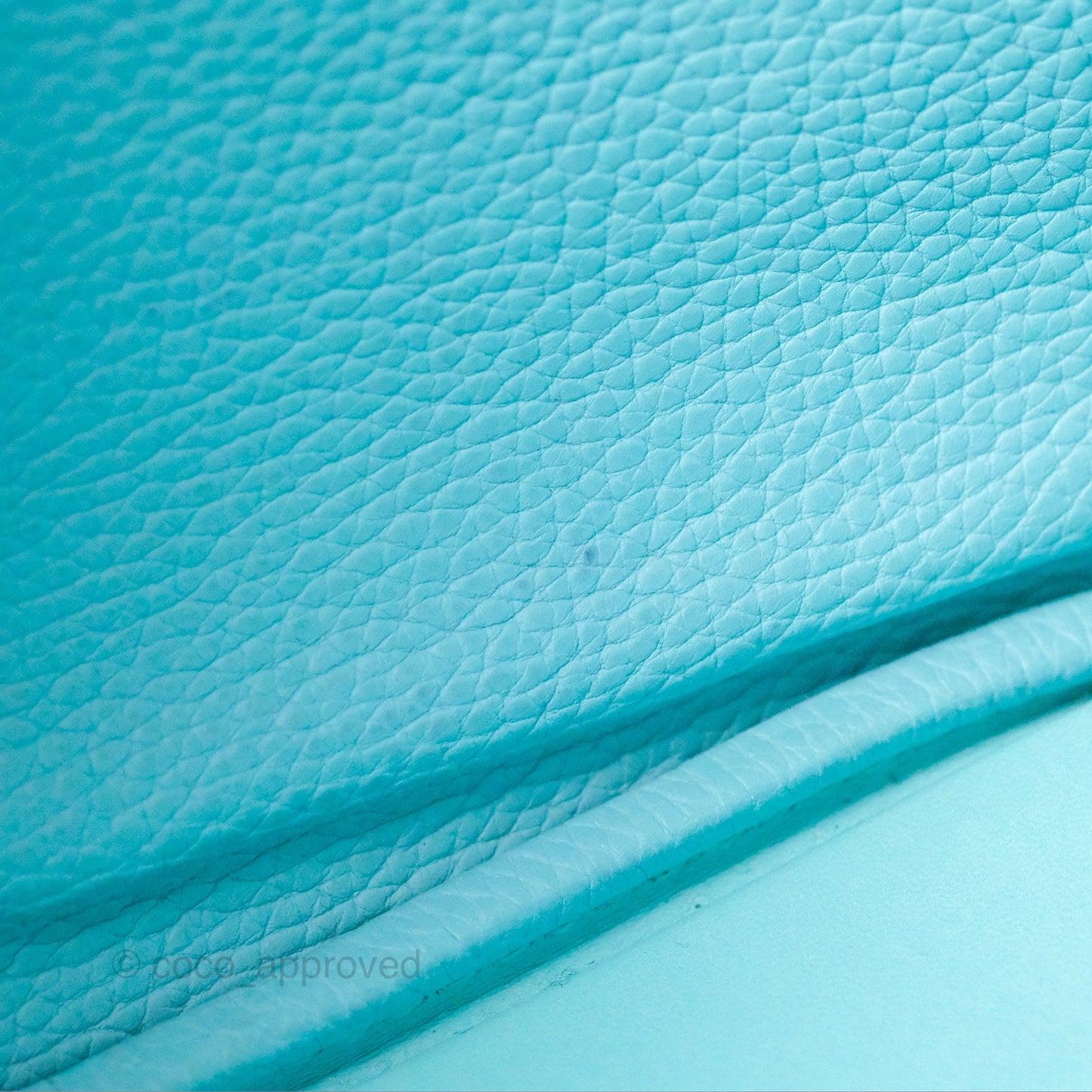 Hermès Lindy 30 Bleu Atoll Clemence Palladium Hardware