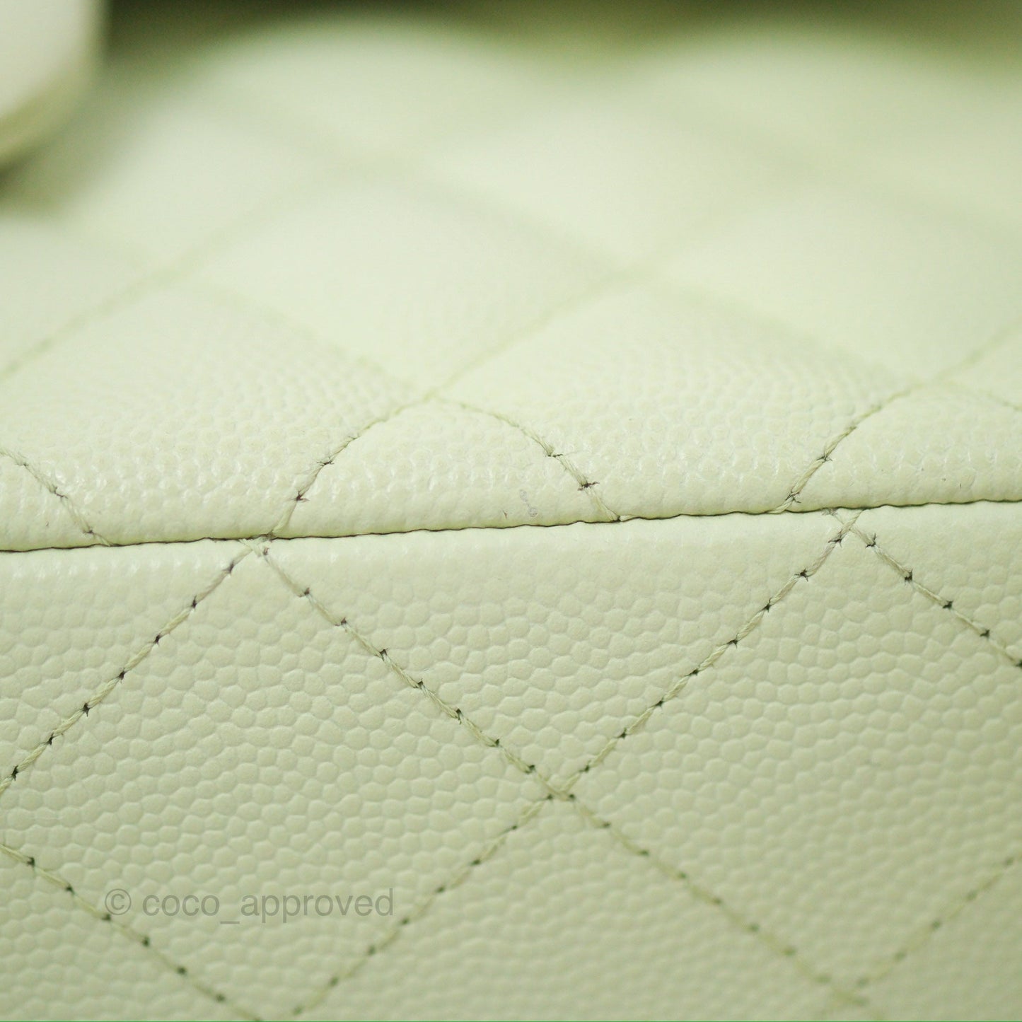 Chanel Small Quilted Classic Flap Mint Green Caviar Gold Hardware 22C