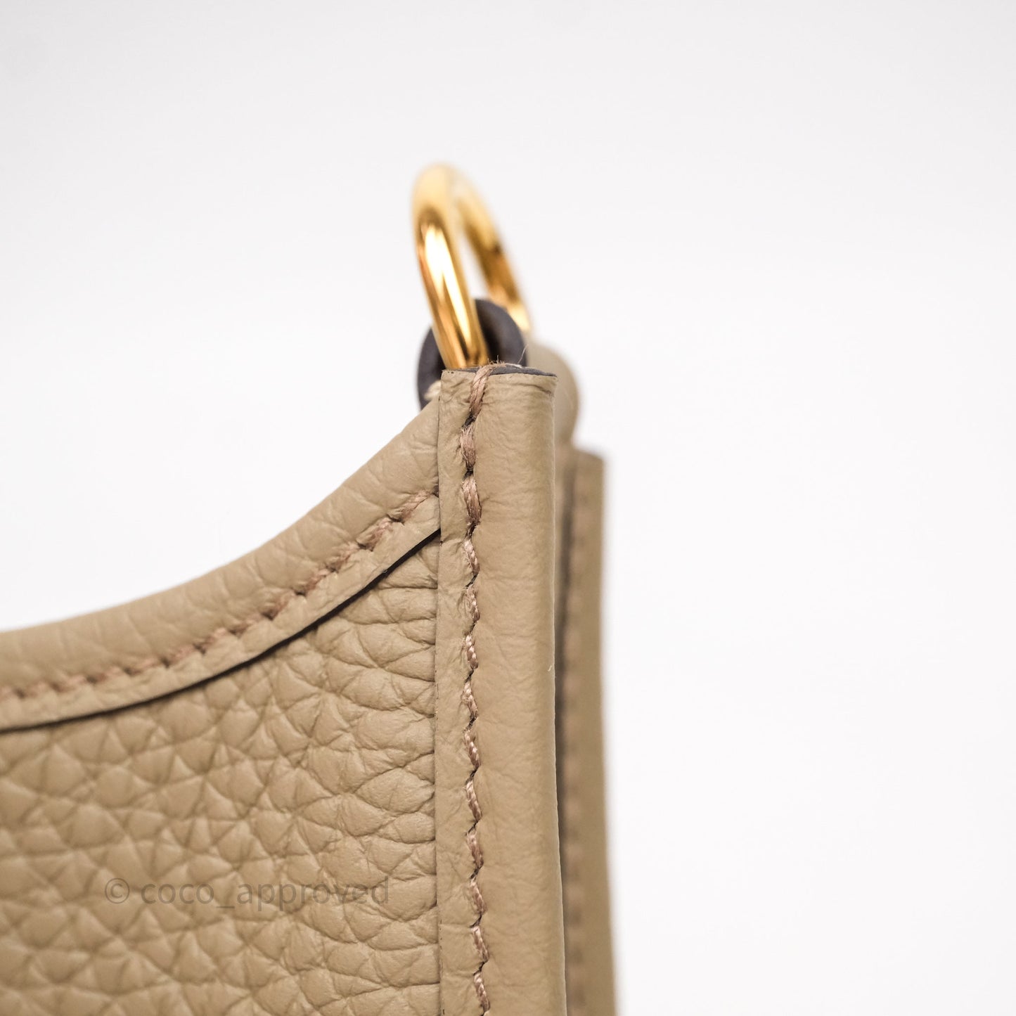 Hermes Mini Evelyne 16 Amazone Beige Marfa 8Q Gold Hardware
