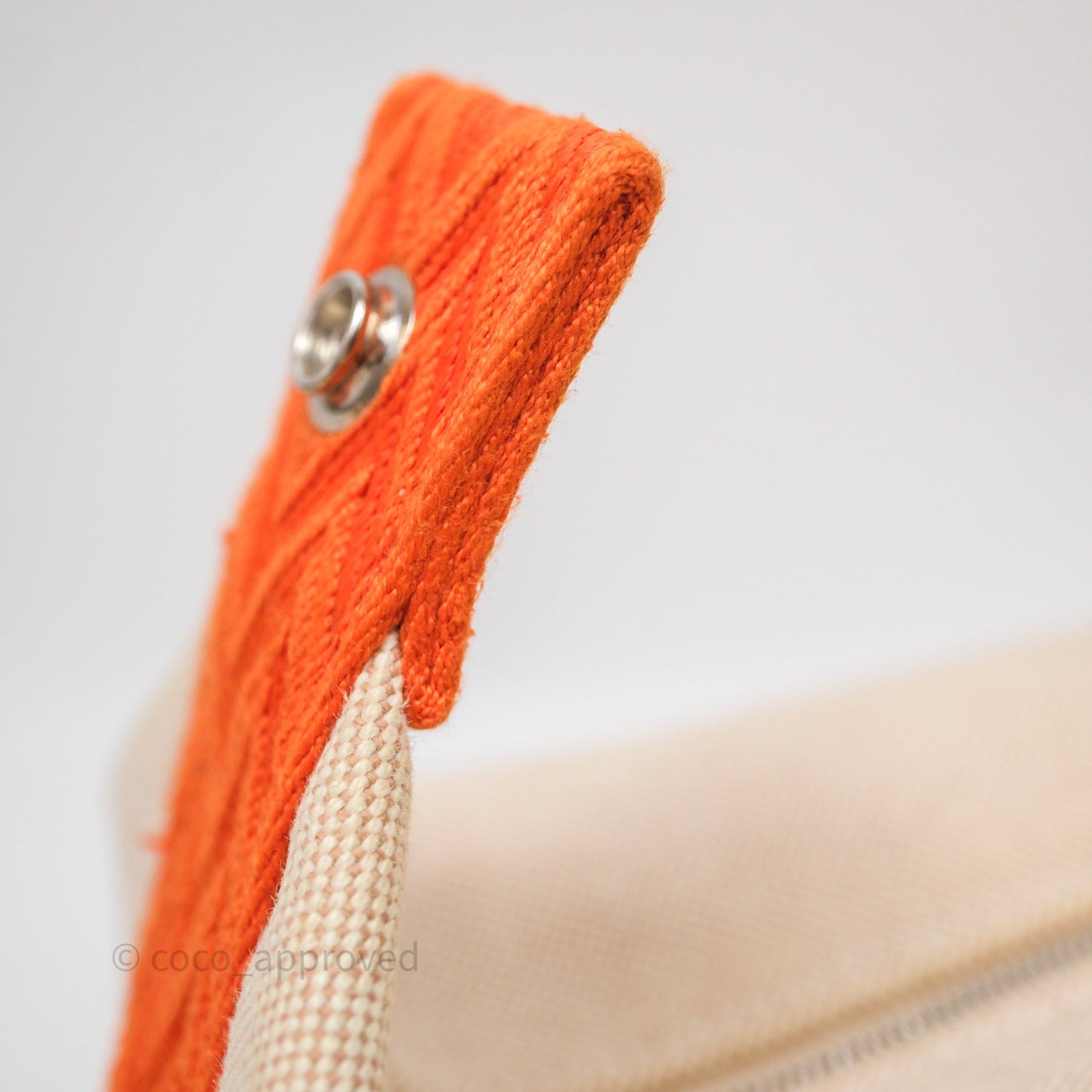Hermès Small Bride-A-Brac Natural Orange Canvas