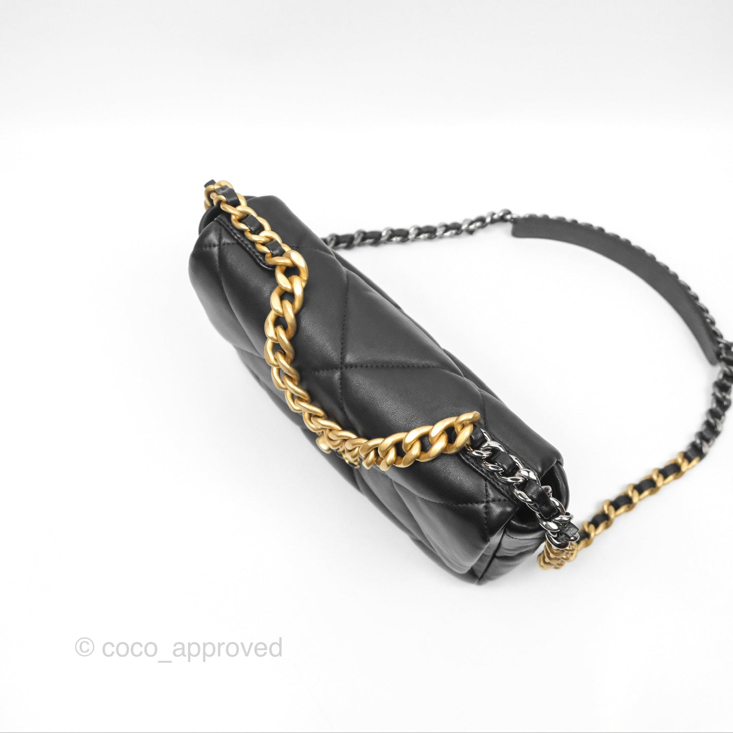 Chanel 19 Small Black Mixed Hardware