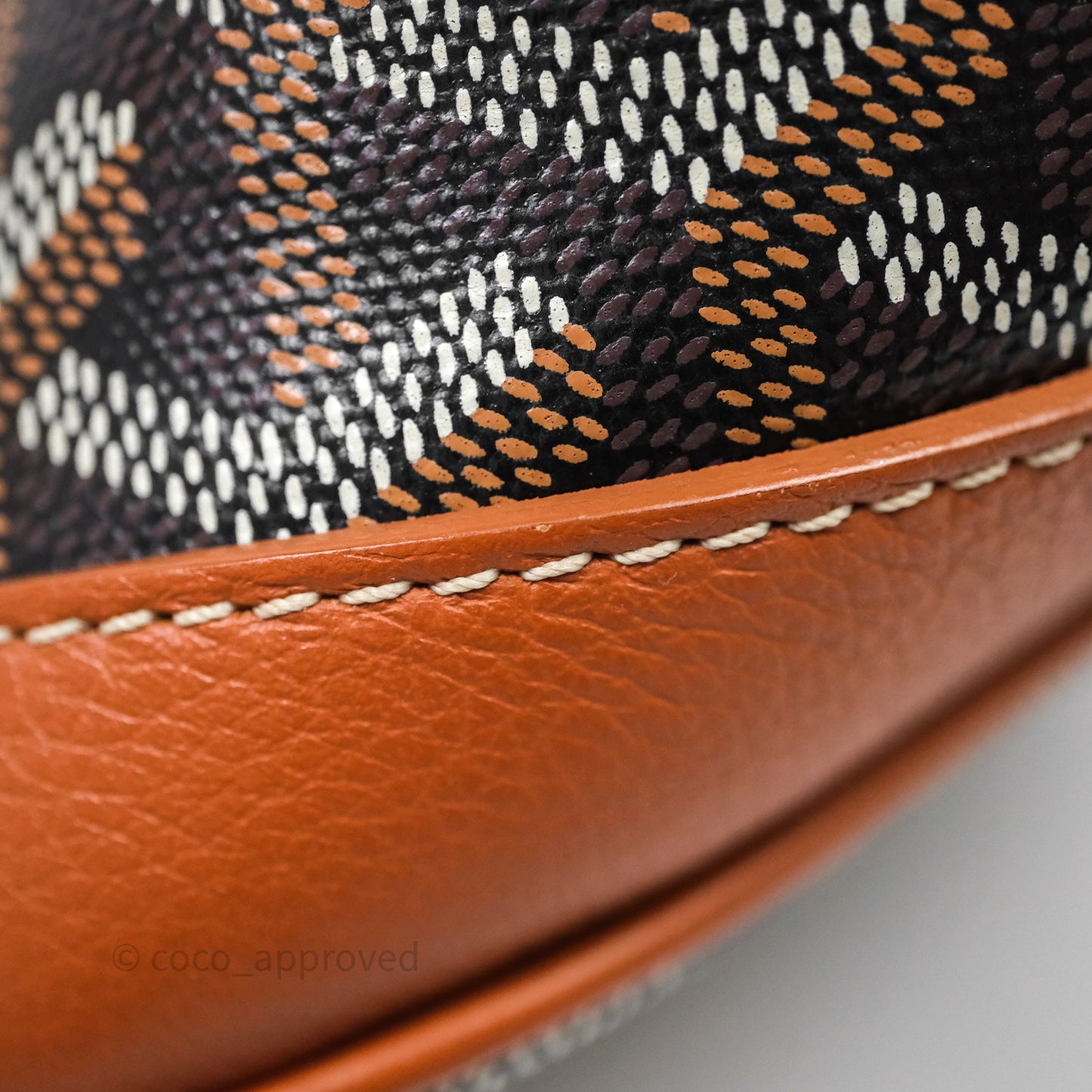 Goyard Petit Flot Bucket Bag Black & Tan Goyardine